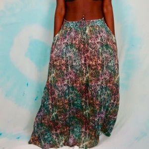 Tie-Dye Maxi Skirt